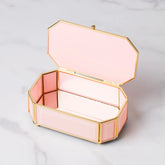 "I Treasure You" Pink Jewelry Box